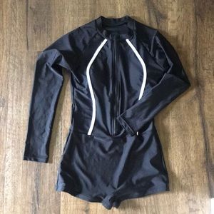Long sleeved swimsuit